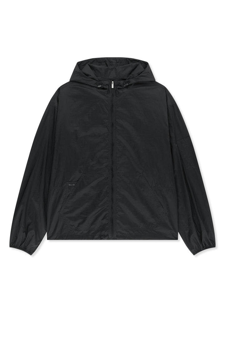 Matinkim Back Logo Hoody Windbreaker For Men IN Charcoal