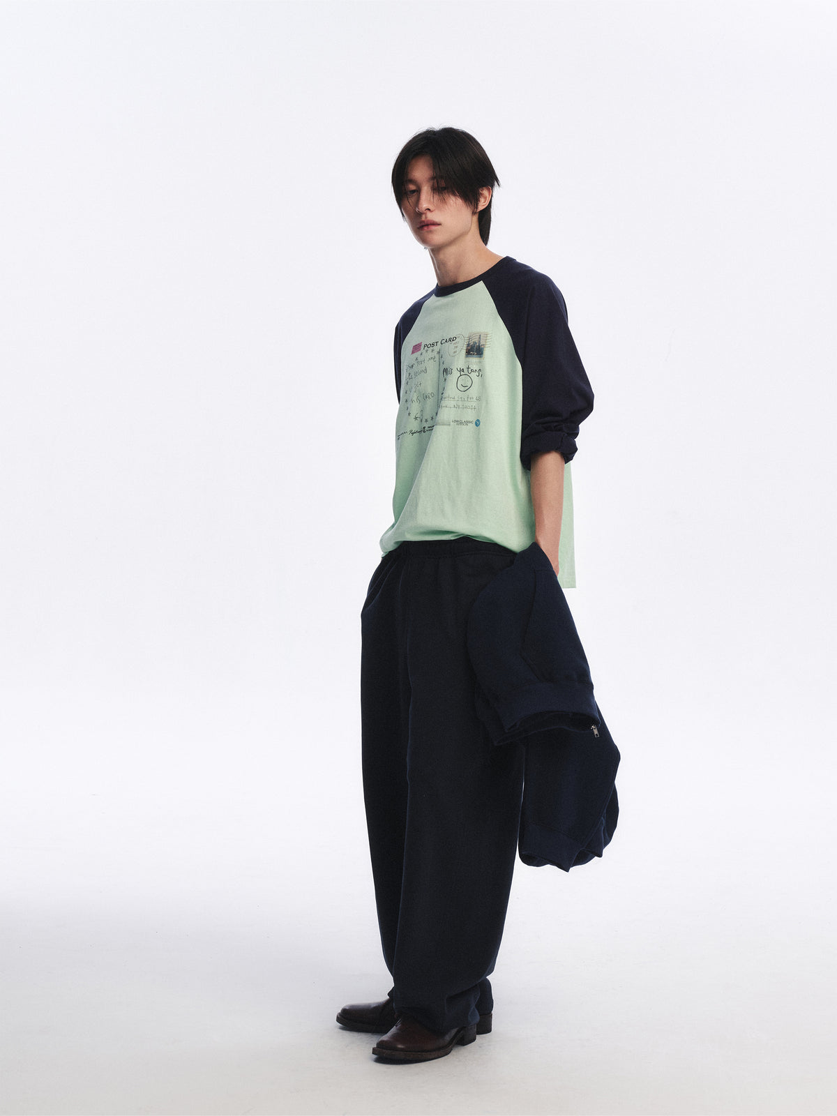 Low Classic Postcard Raglan Tee Mint