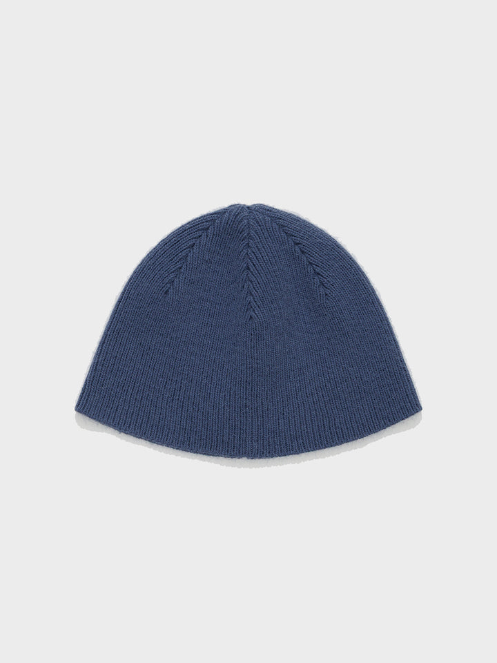 Low Classic Angora Blend Beanie Blue