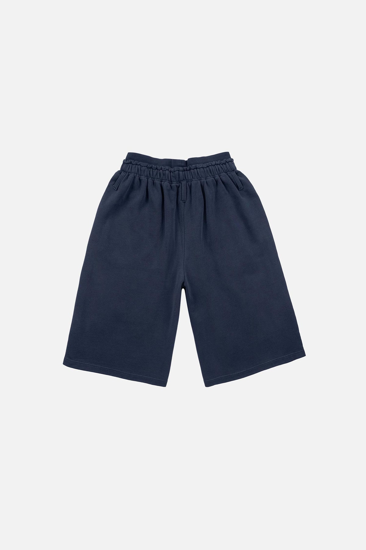 Instantfunk Washed Double Waist Burmuda Pants - Navy