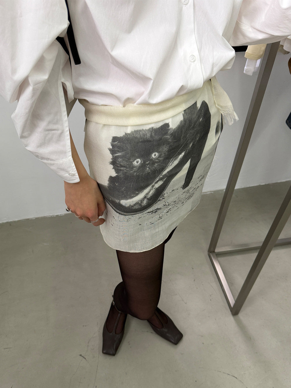 Low Classic Wool Scarf Cream