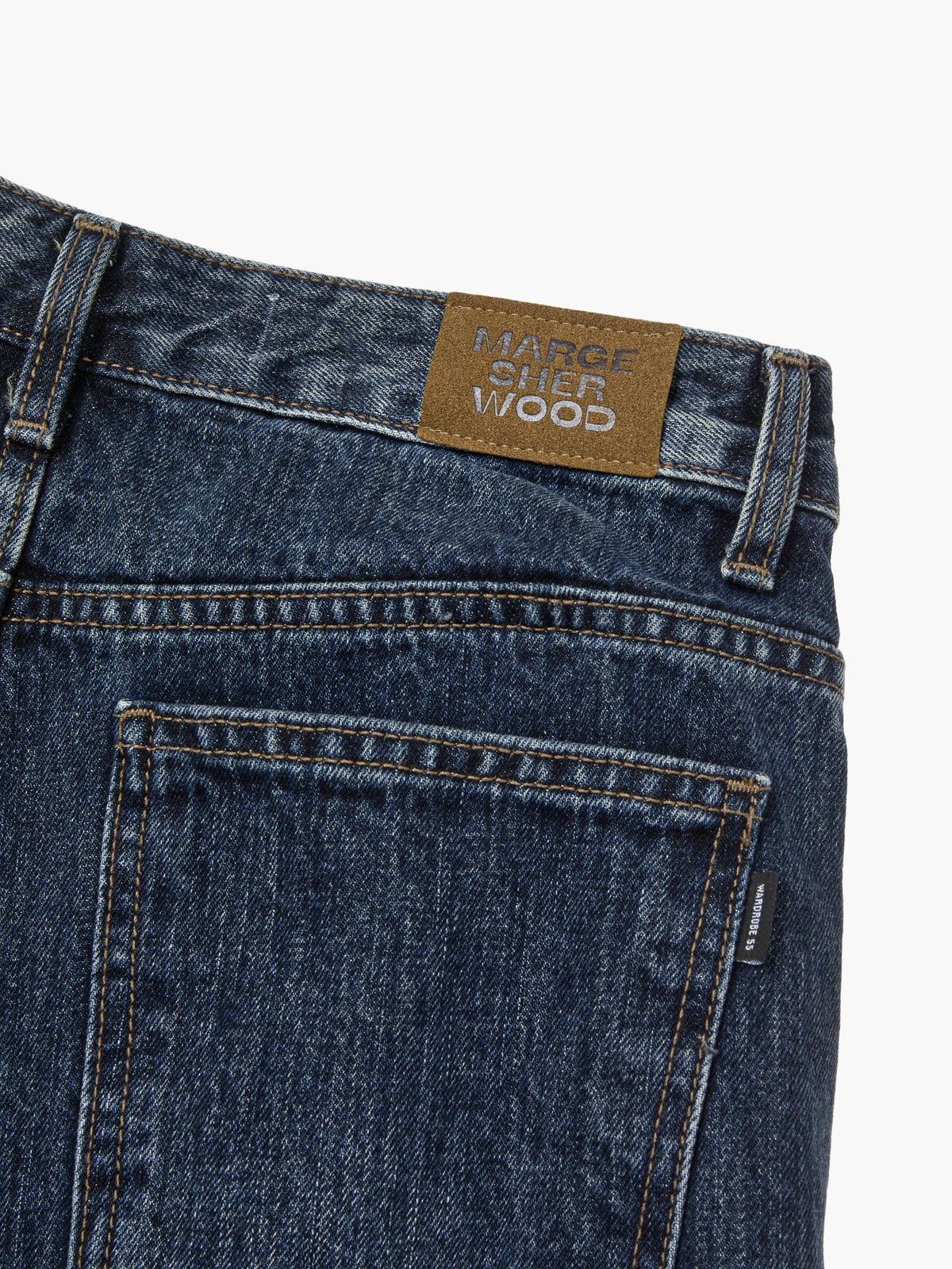 Margesherwood Bootscut Denim Pants deep blue
