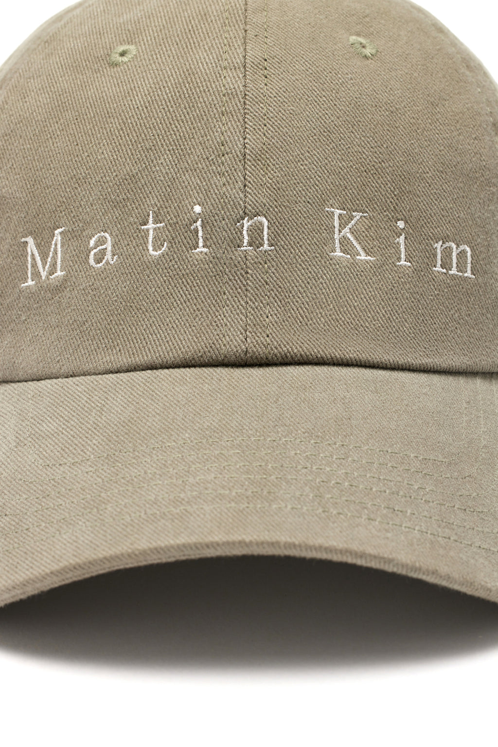 [matinkim] MATIN COTTON WASHED BALL CAP IN KHAKI GREY