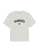 Mlb Lettering Logo Point Semi Over-Fit T-shirts
