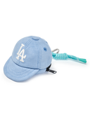 MLB Korea Basic Suede Ballcap Pouch Keyring