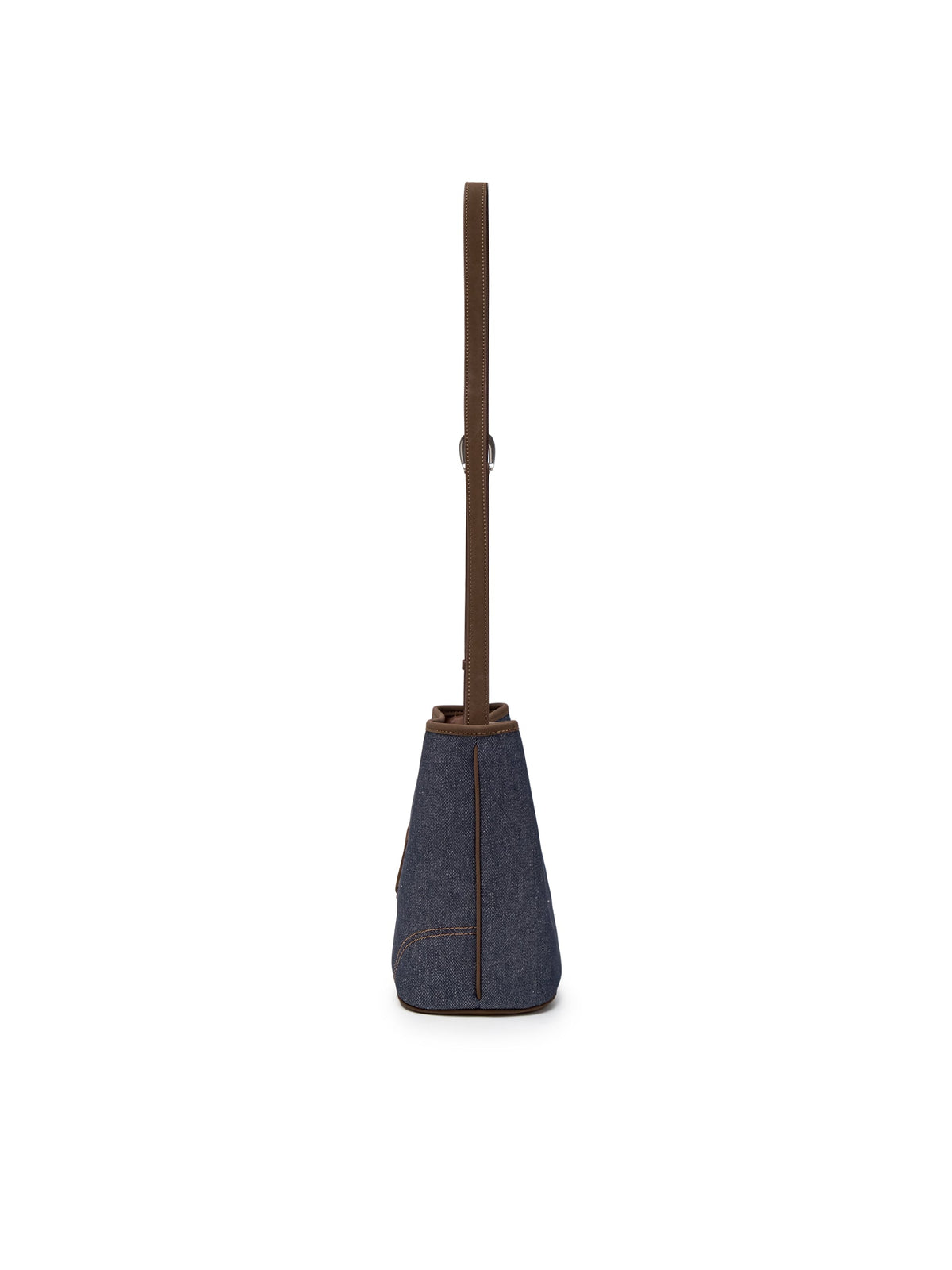 Mlb Denim Color Combination Bucket Bag
