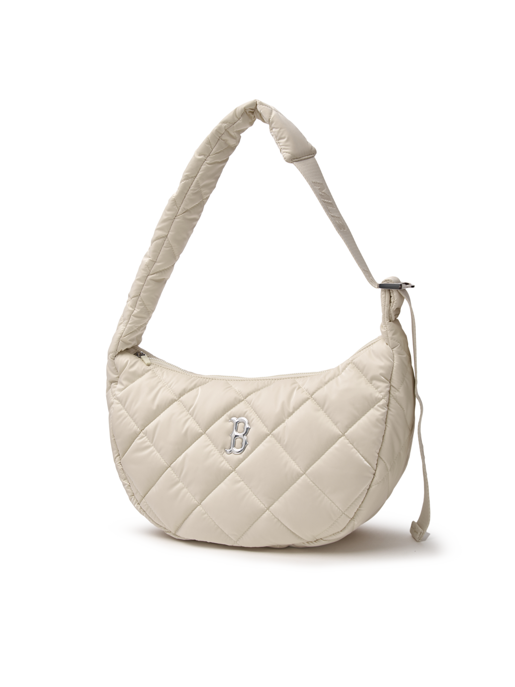 MLB Korea Curve Padding Hobo Bag