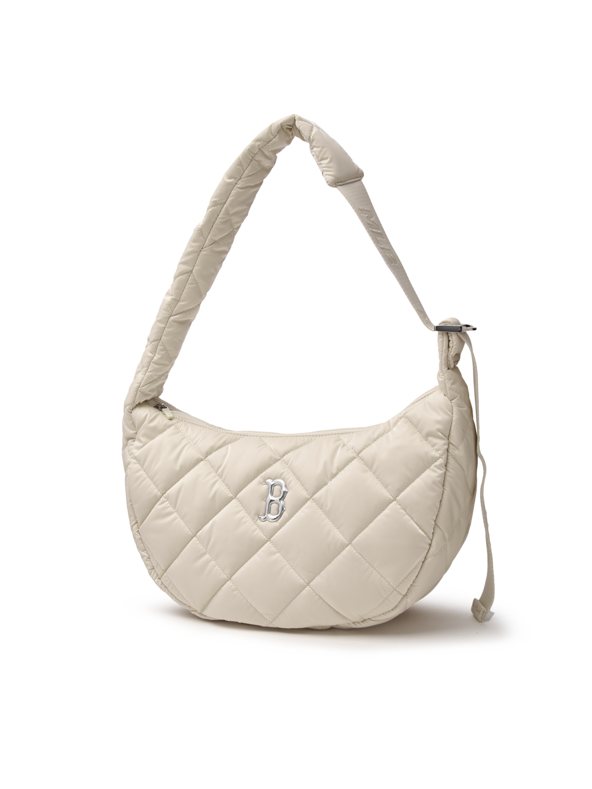 MLB Korea Curve Padding Hobo Bag