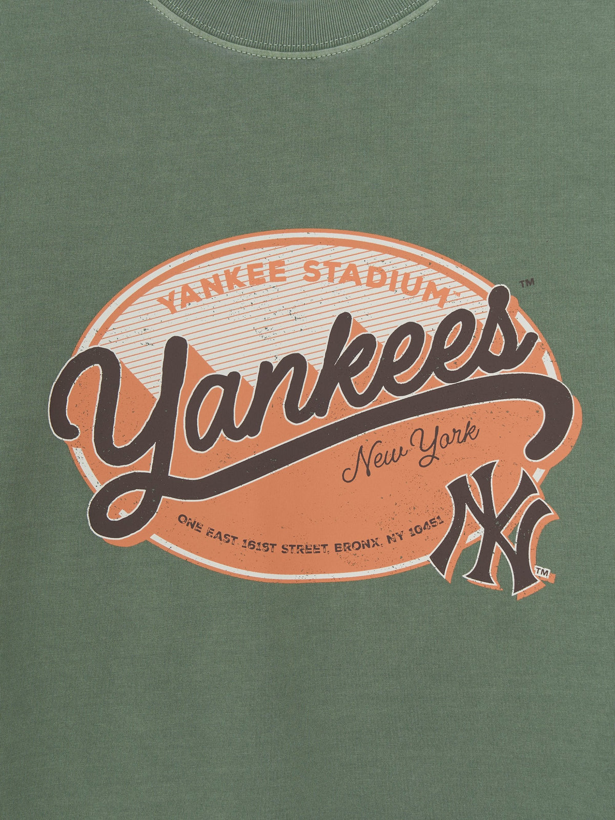 MLB Korea Vintage Washing Graphic T-shirt