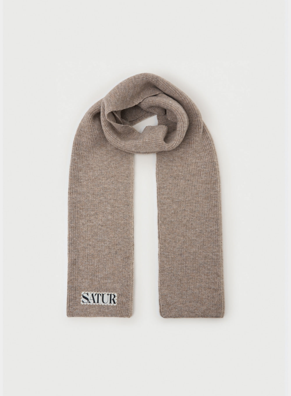 [satur] Verona Knit Muffler - Beige