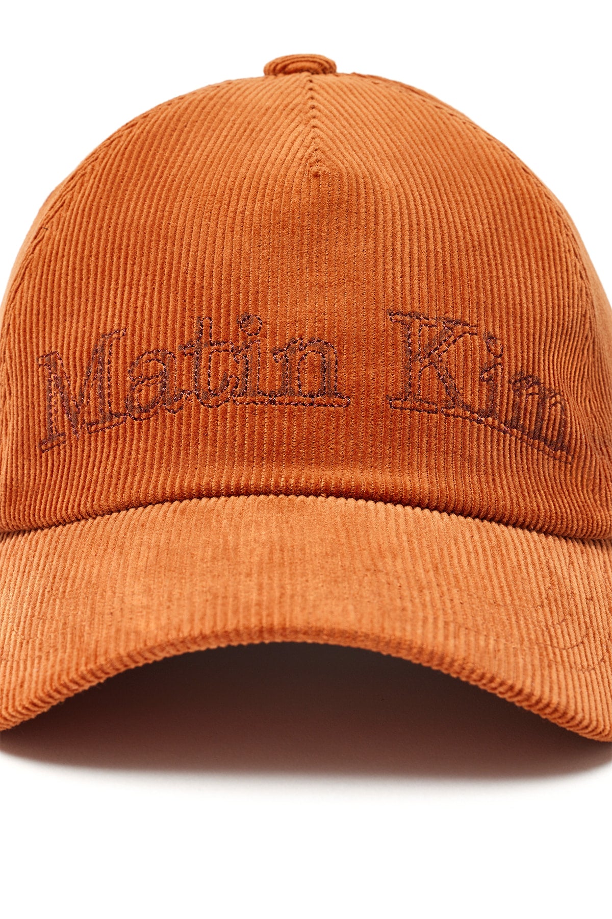 [matinkim] MATIN CORDUROY BALL CAP IN ORANGE