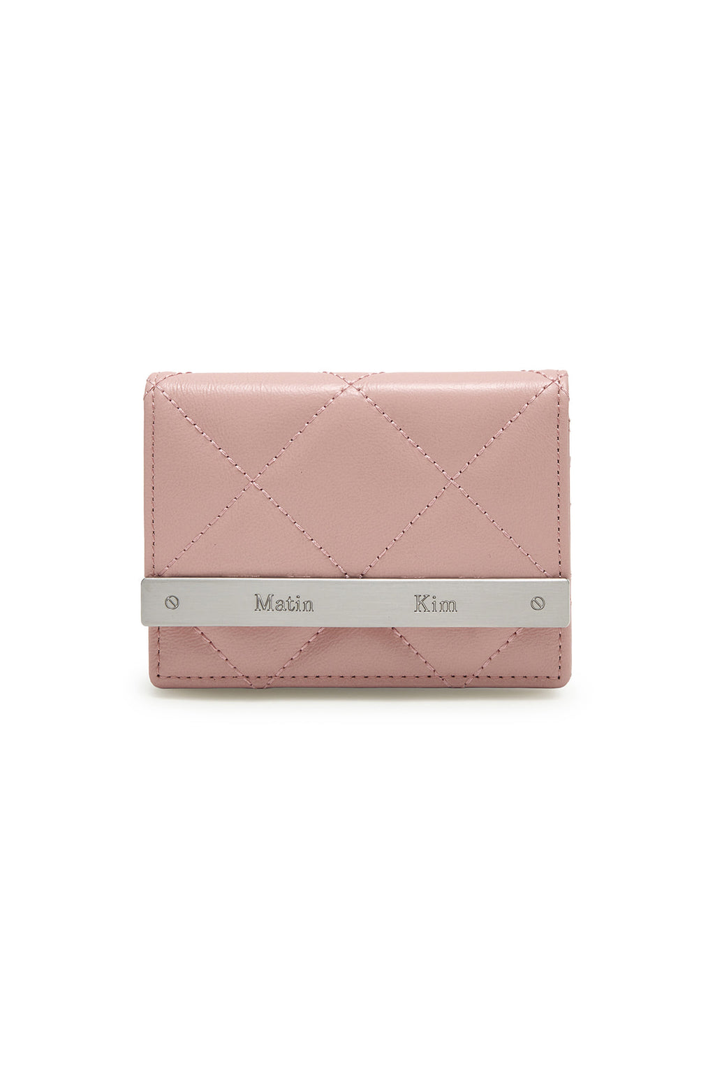 Matinkim Puff Quilt Wallet IN Pink