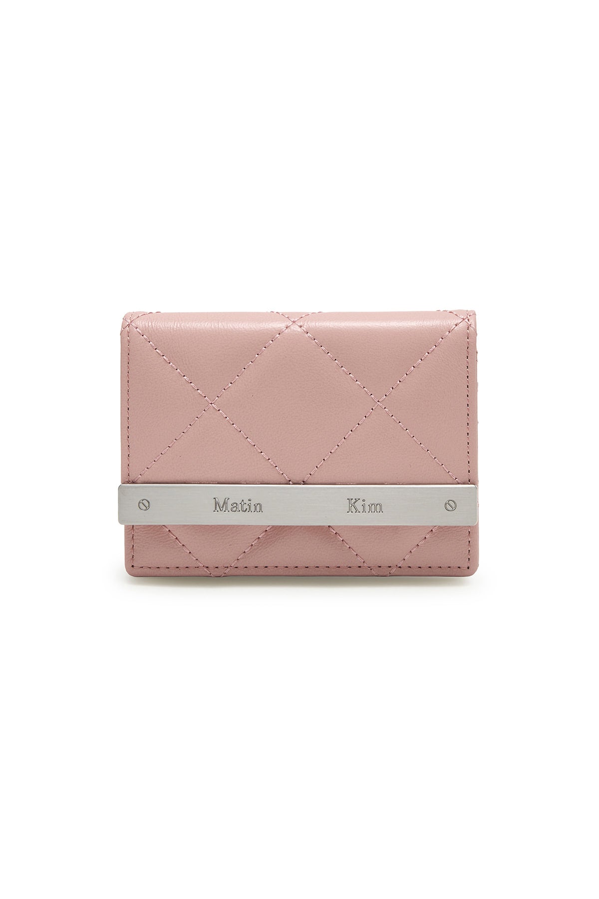 Matinkim Puff Quilt Wallet IN Pink