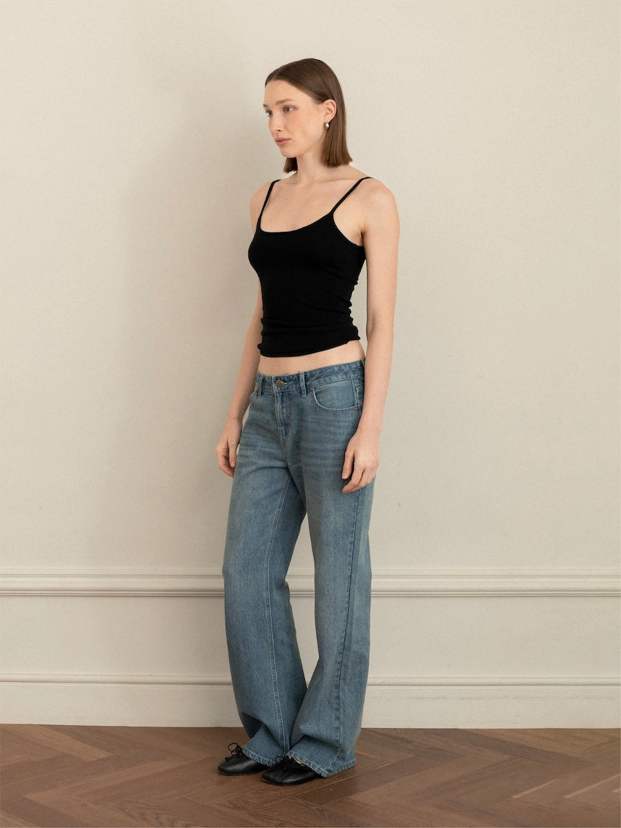 GLOWNY The Rodeo Jeans (Washed Blue)