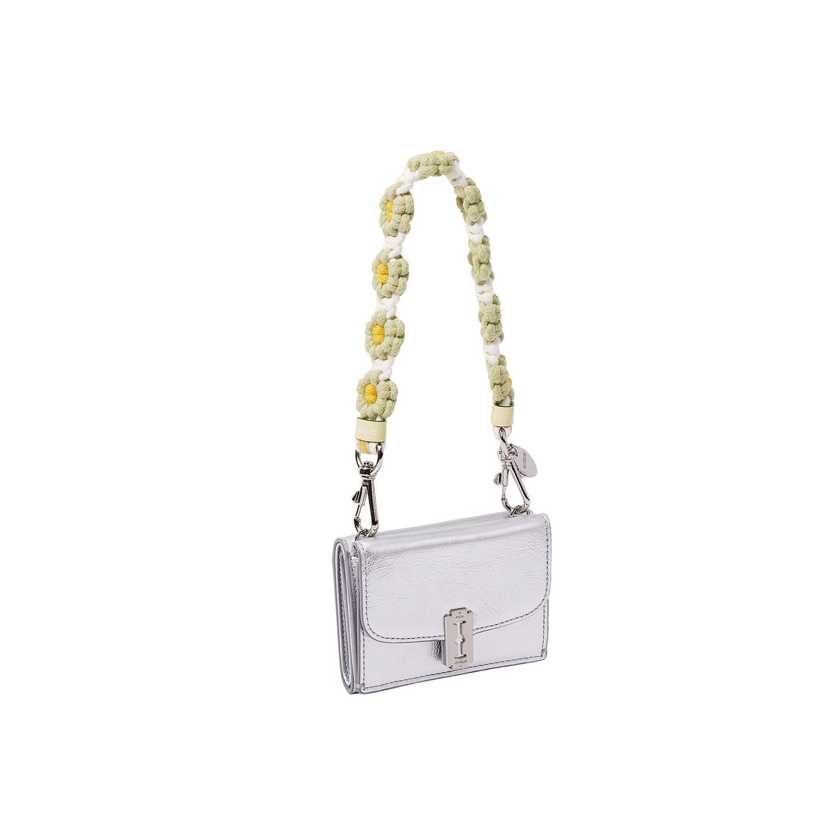Vunque Crochet Handle Strap Green