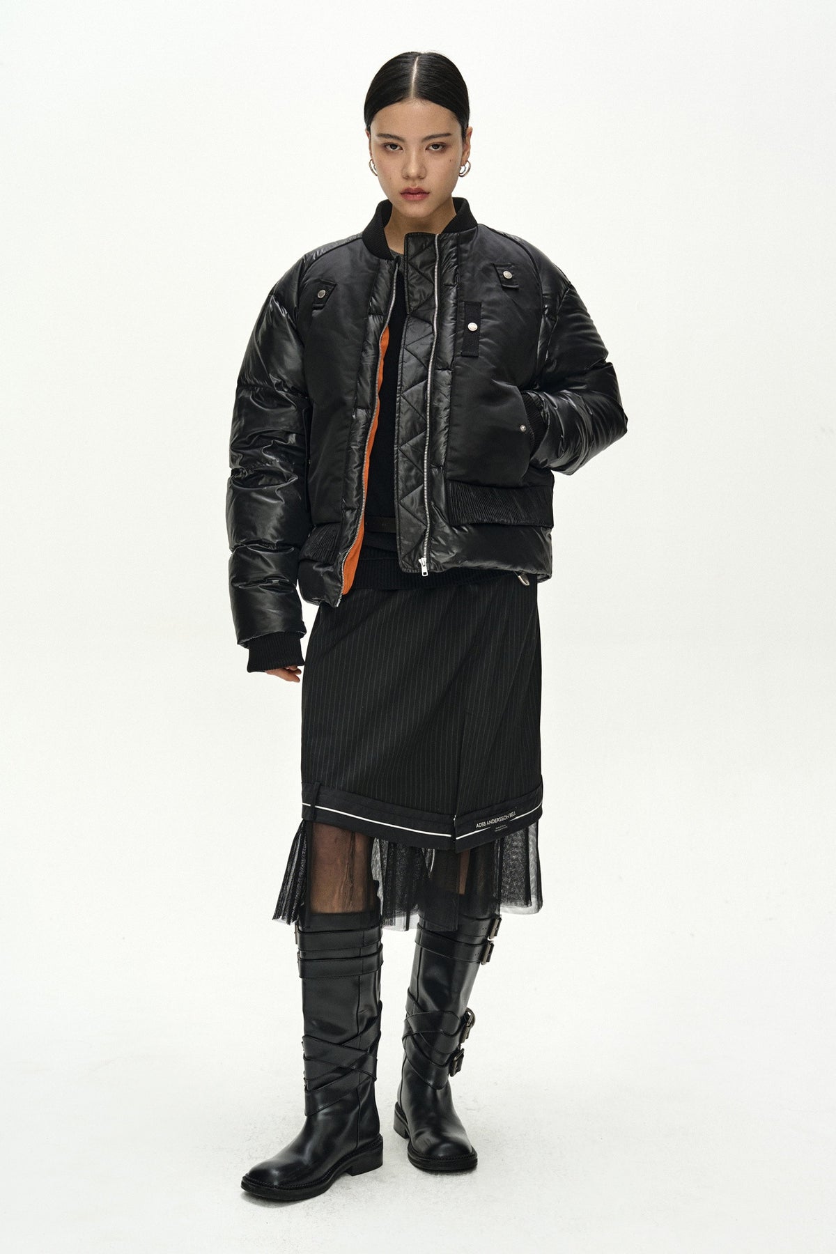 Andersson Bell Unisex Bomber Layered Down Jacket