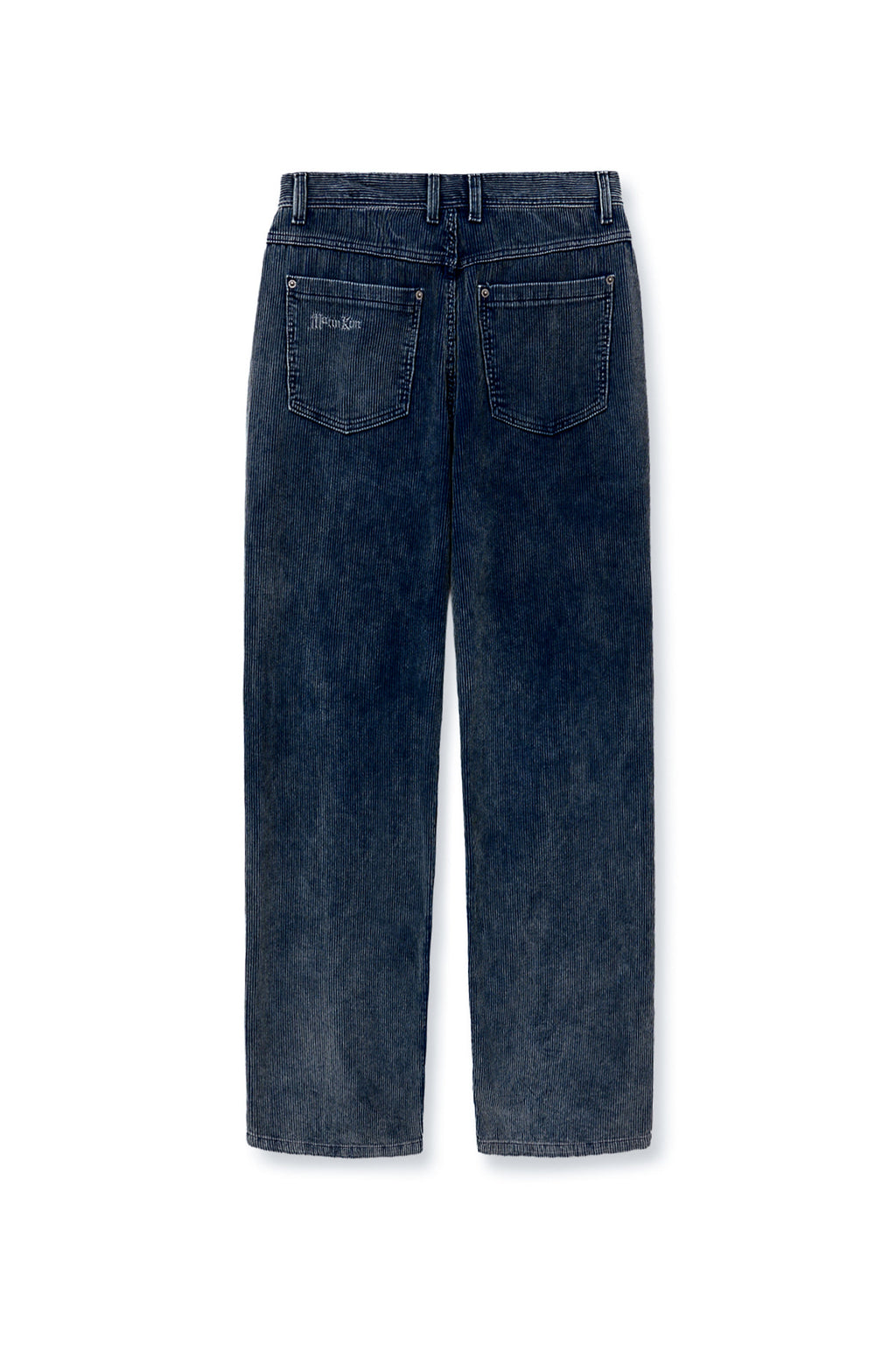 [matinkim] WASED CORDUROY PANTS FOR MEN IN BLUE
