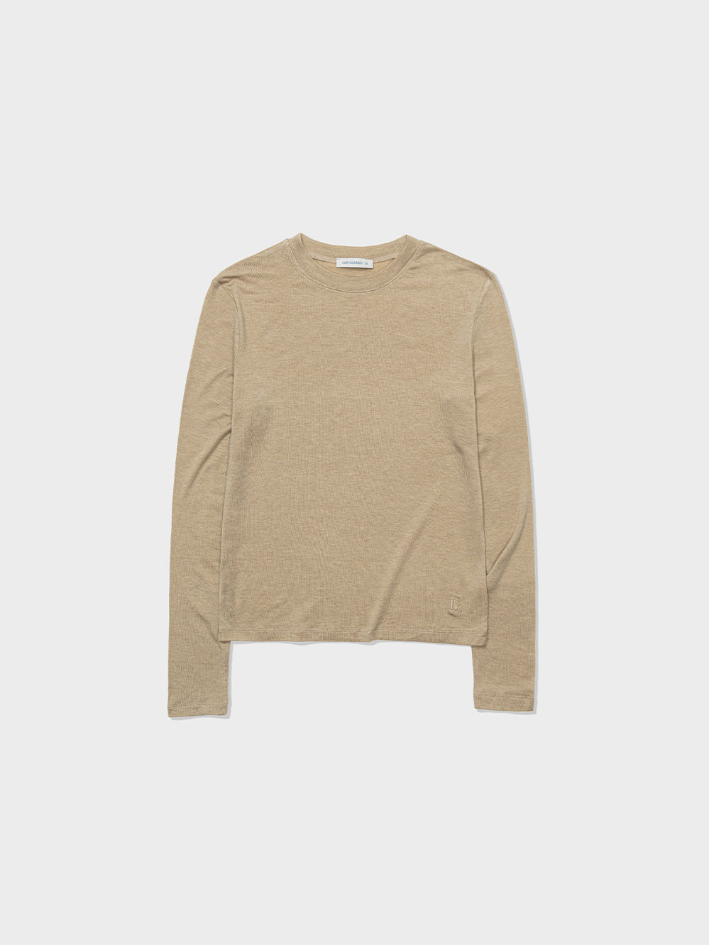 Low Classic Lc Wool Jersey T-Shirt Beige