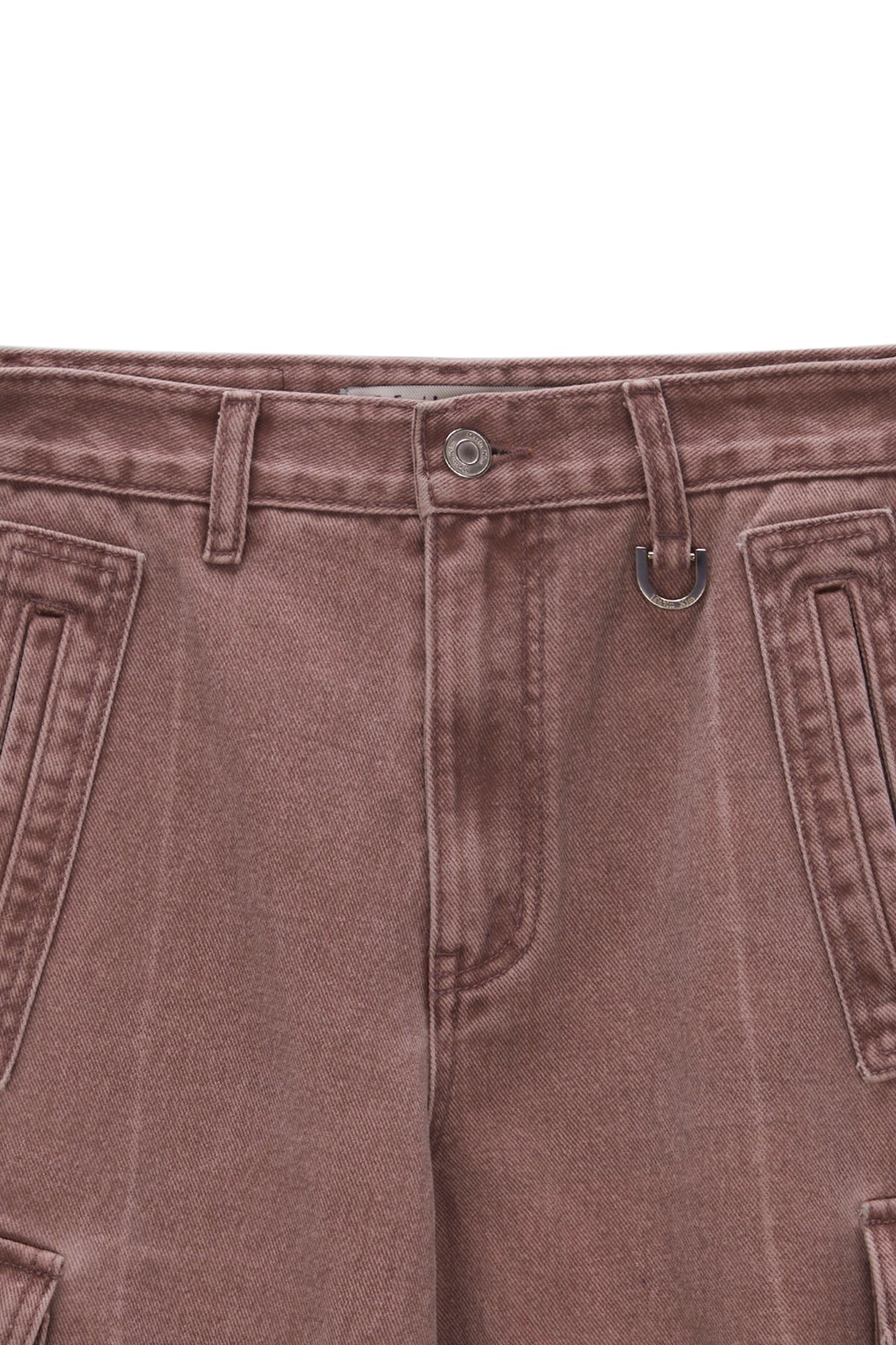 Matinkim Color Dying Cargo Pants IN Indian Pink