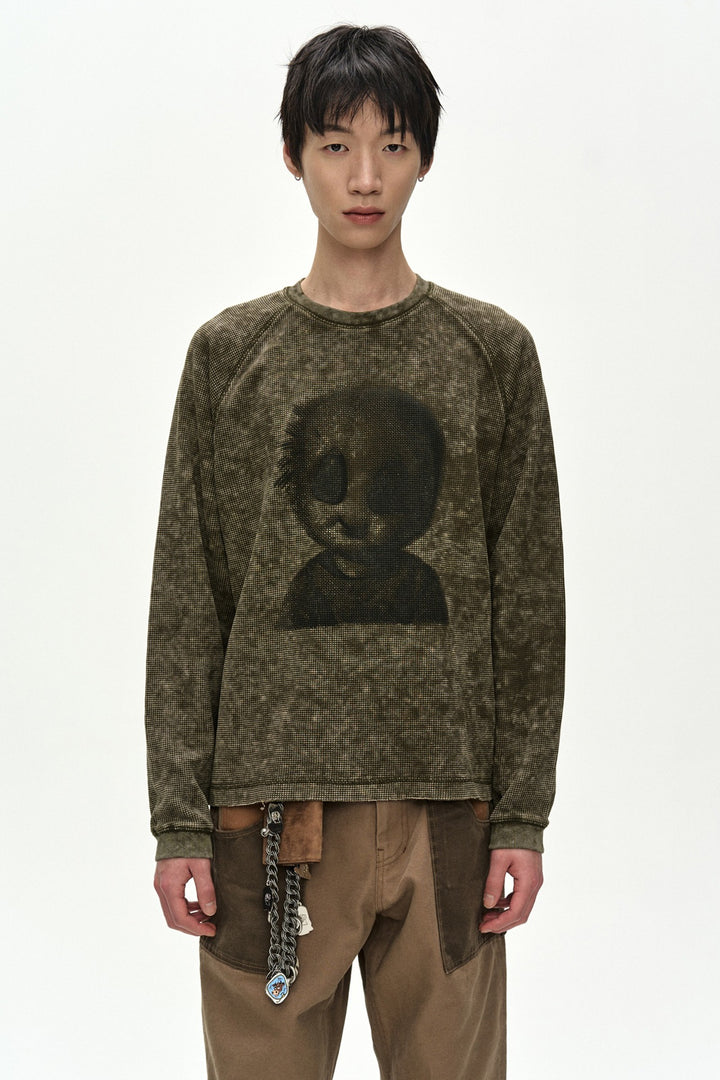 Andersson Bell Unisex Alien Machinery Waffle Long Sleeve T-Shirt
