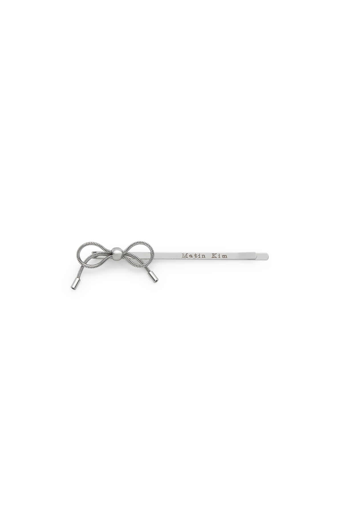 Matinkim Matin Ribbon Bobby Pin Set IN Silver