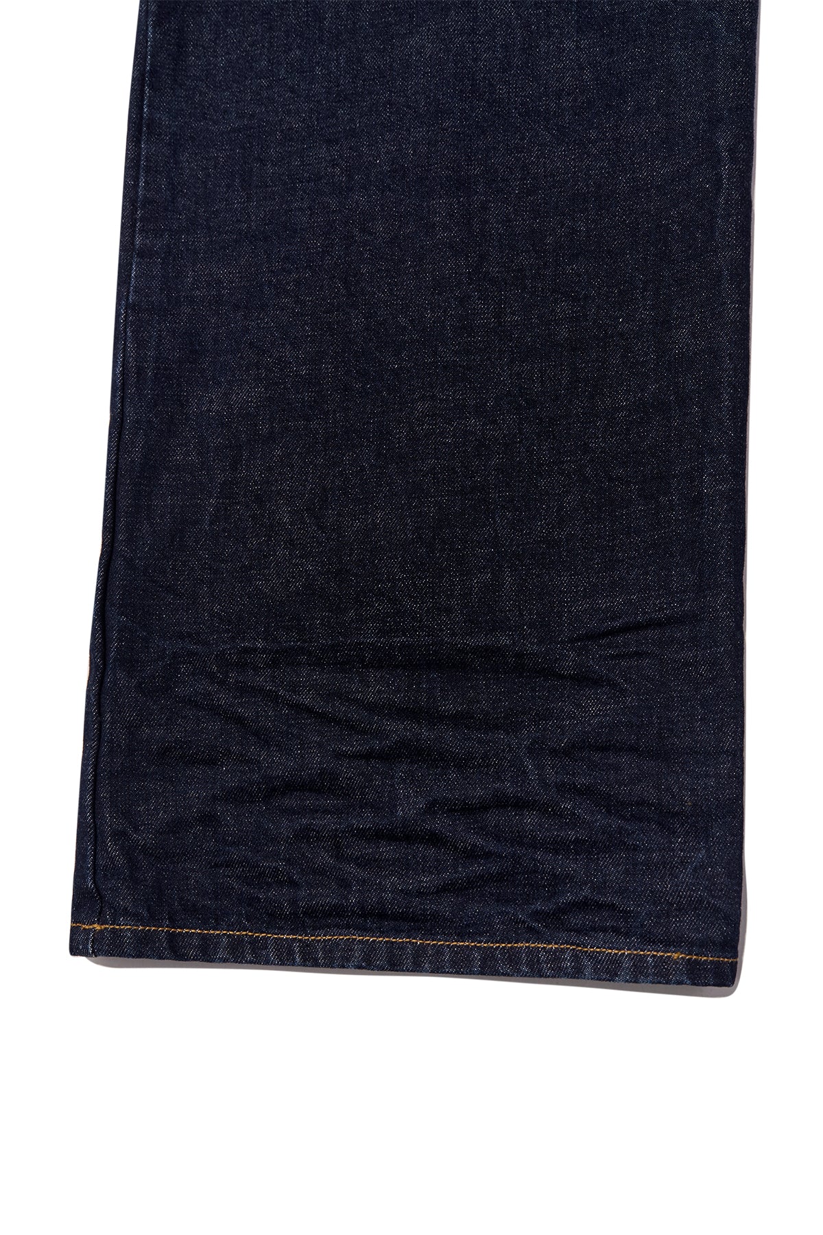 Matinkim Back Pintuck Waistless Denim Pants For Men IN Navy