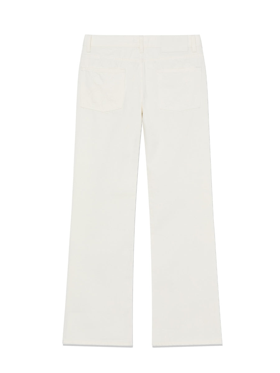 GLOWNY The Rodeo Jeans (White)