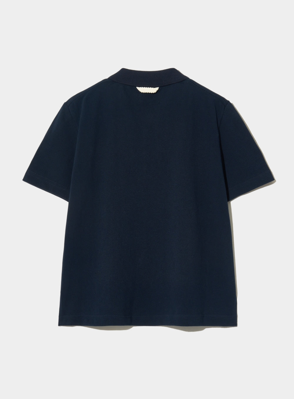 [satur] (W) Basic Pique Polo T-Shirt - Classic Navy