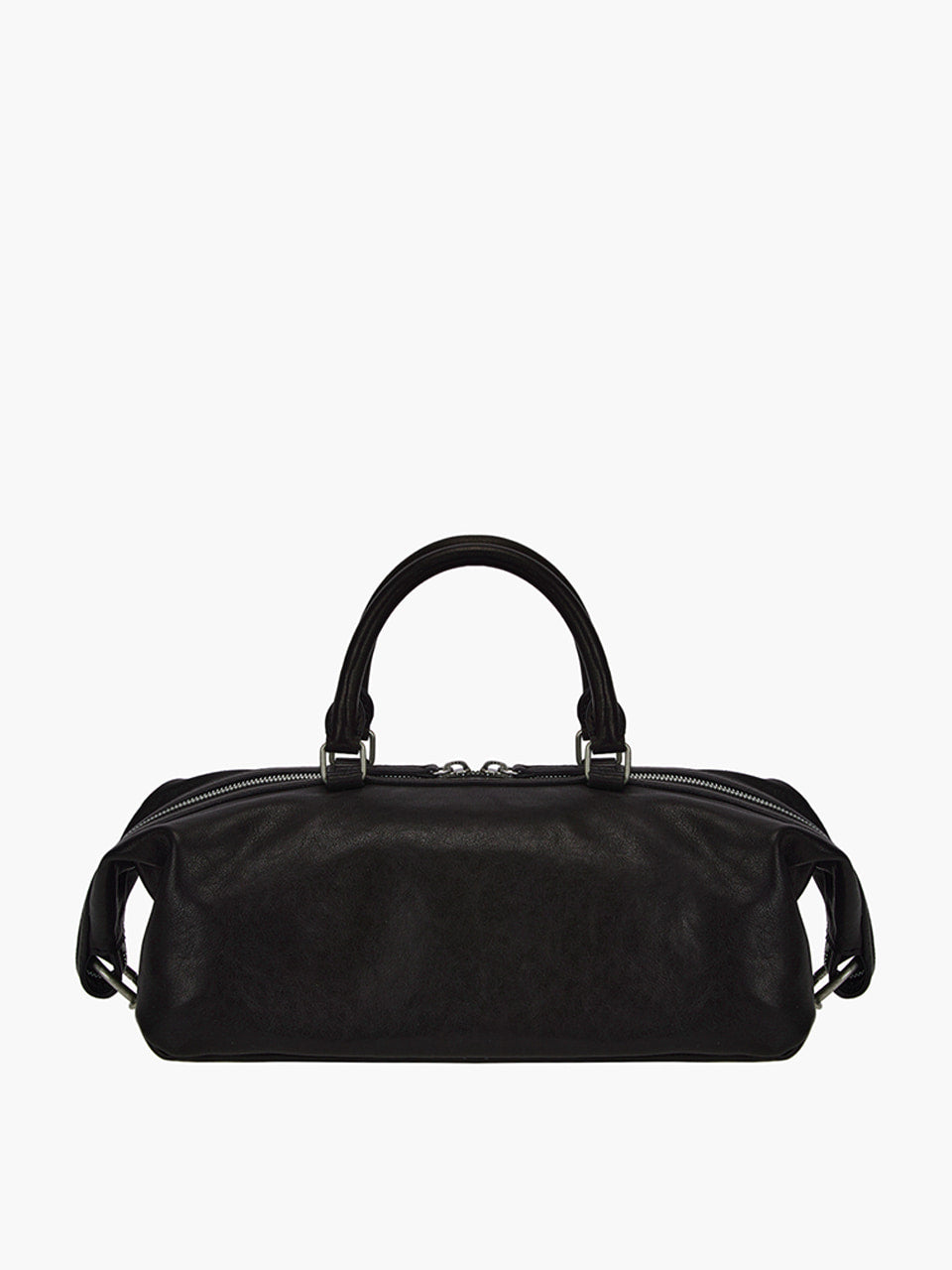 Margesherwood Dumpling EW Tote black washed nappa