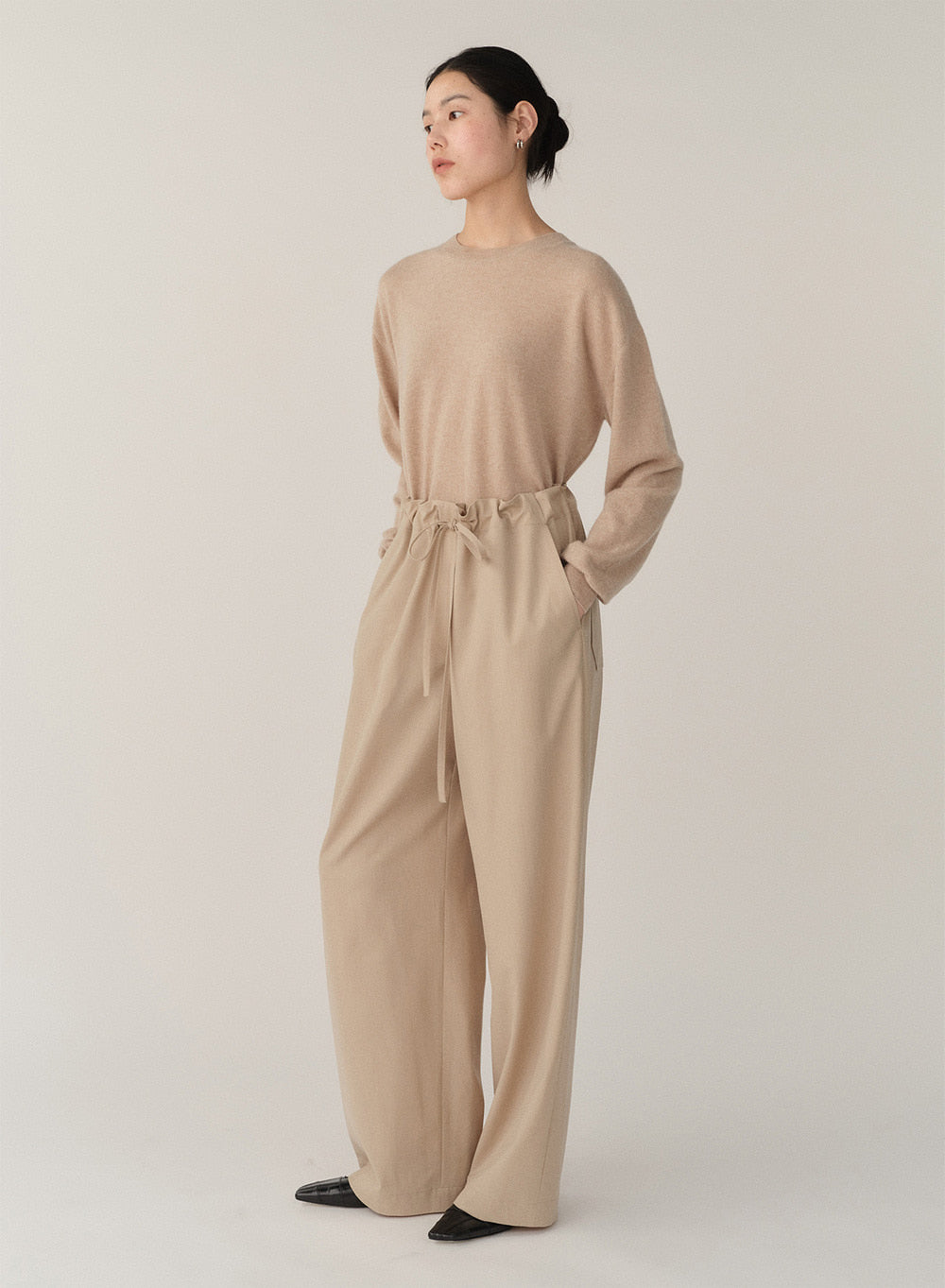 Kindersalmon String Pants Hazelnut