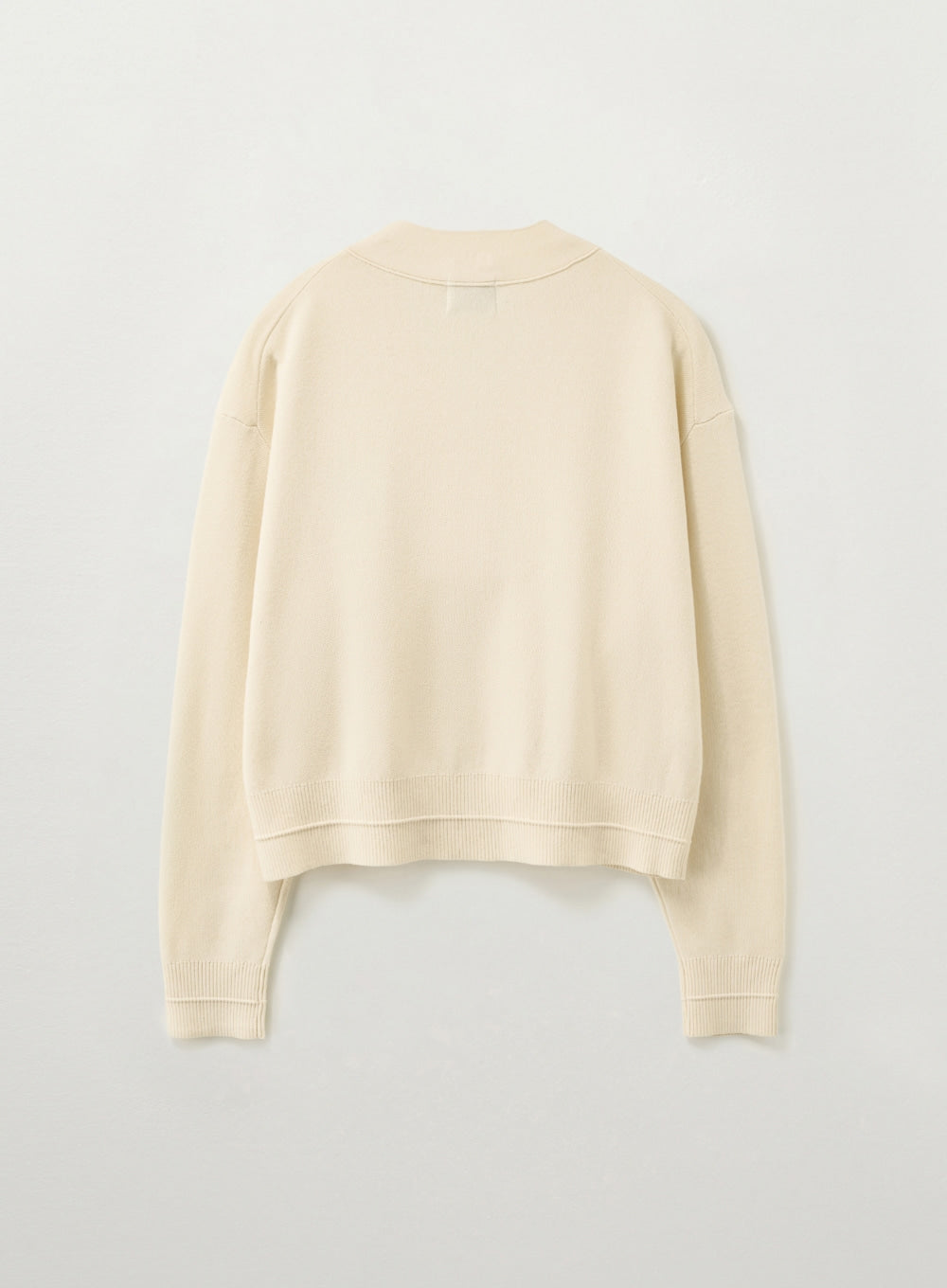 Satur Essential Faro Crop Cardigan - Cream
