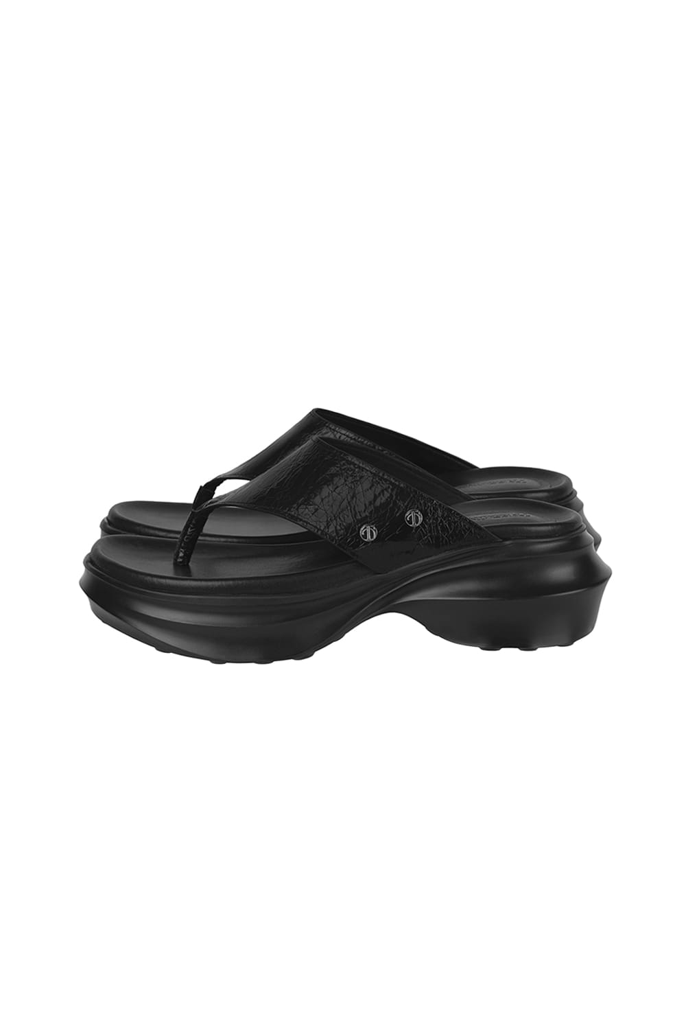 Treemingbird Flatform Minimal Flip Flops Black