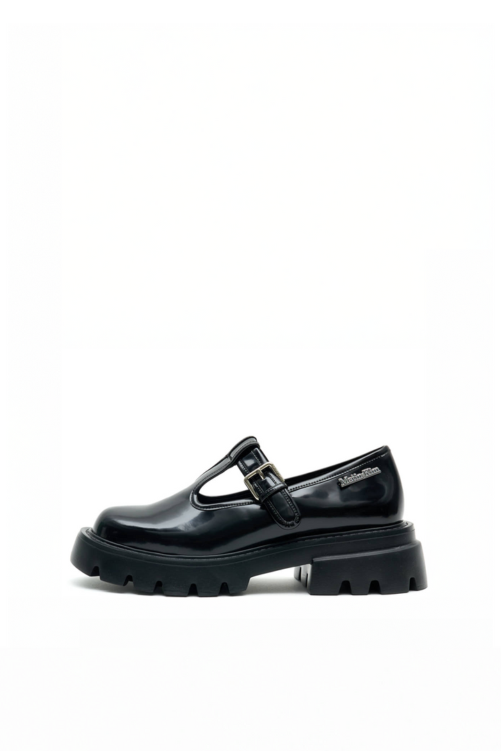 Matinkim Matin T-Strap Chunky Loafer IN Black