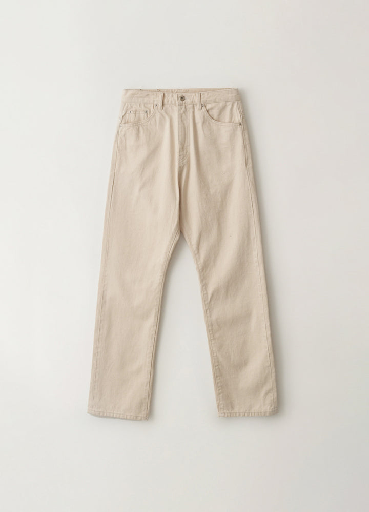 Nothing Written Boyfriend cotton denim (Ivory)