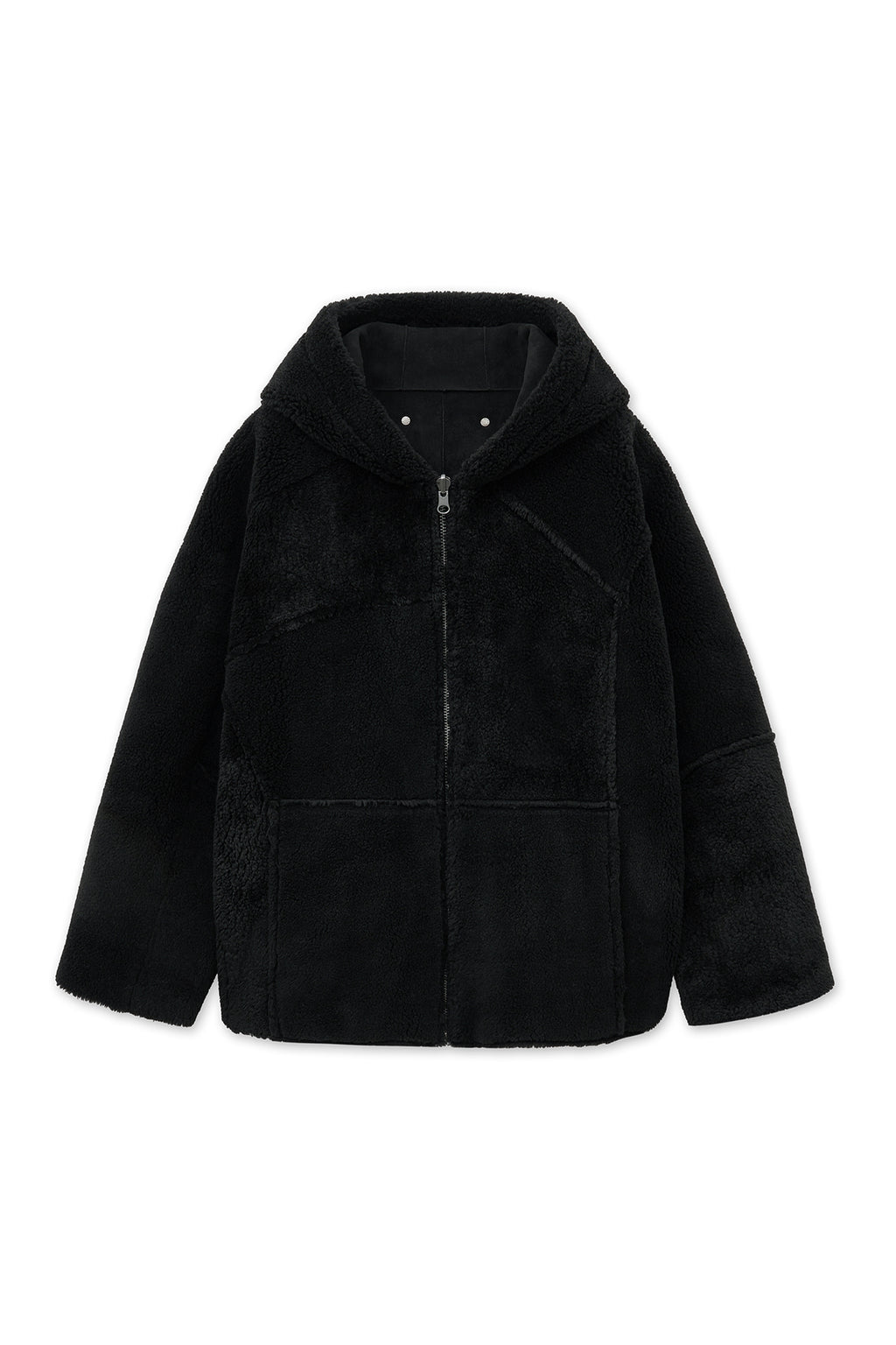 [matinkim] REVERSIBLE HOODY MUSTANG IN BLACK