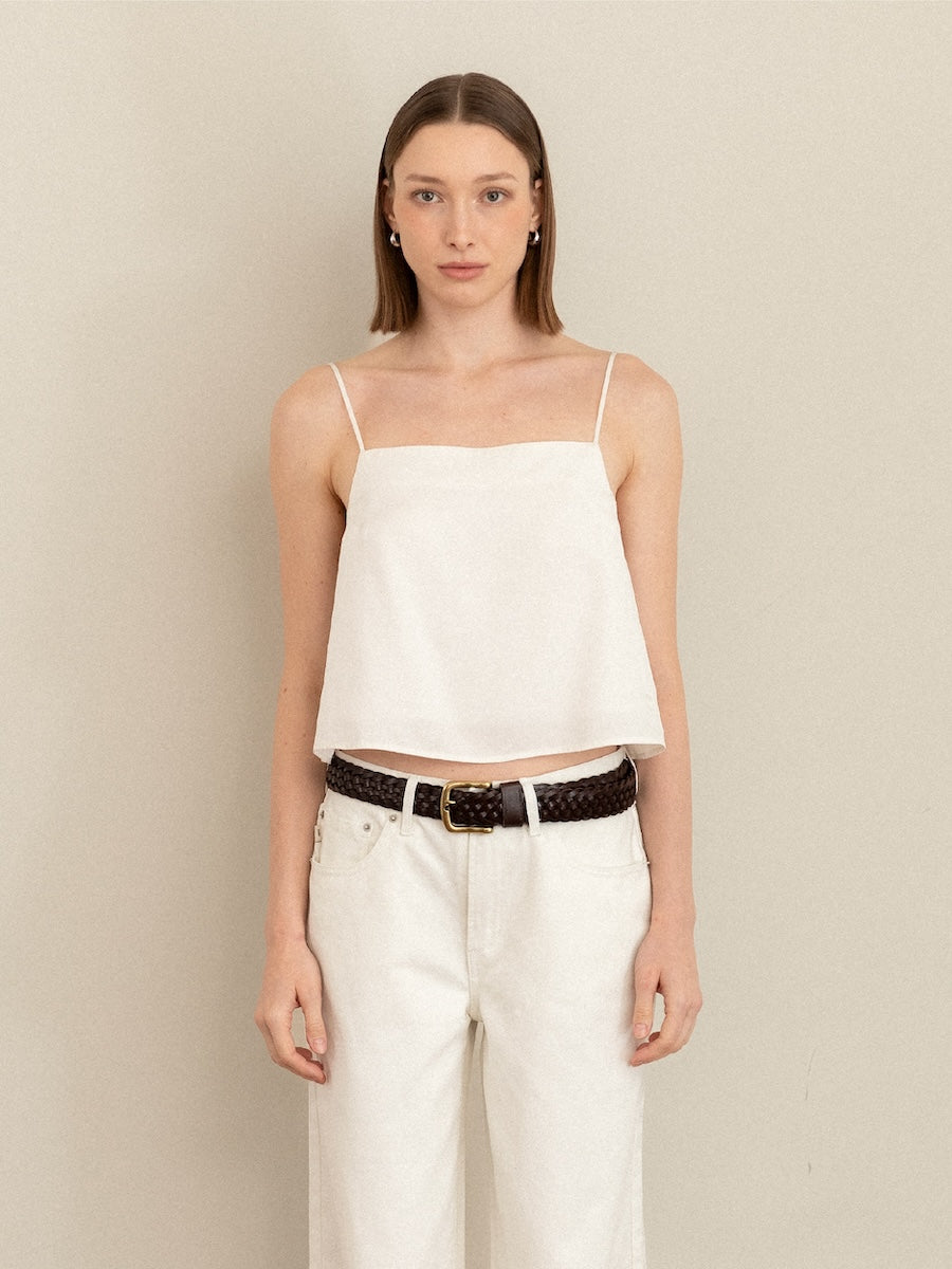 GLOWNY G Ella Strap Sleeveless (Ivory)