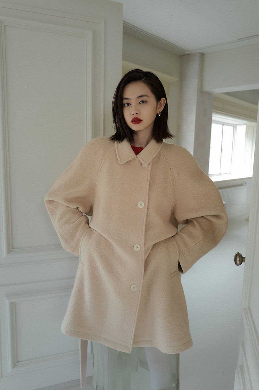 Overdueflair Fluffy Wool Coat