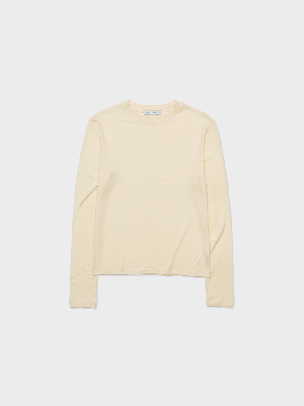 Low Classic Lc Wool Jersey T-Shirt Ivory