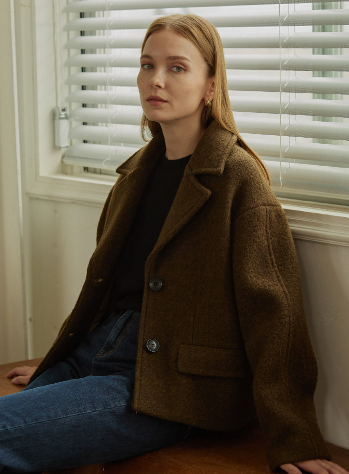 Mango Maniplease Teddy Wool Jacket