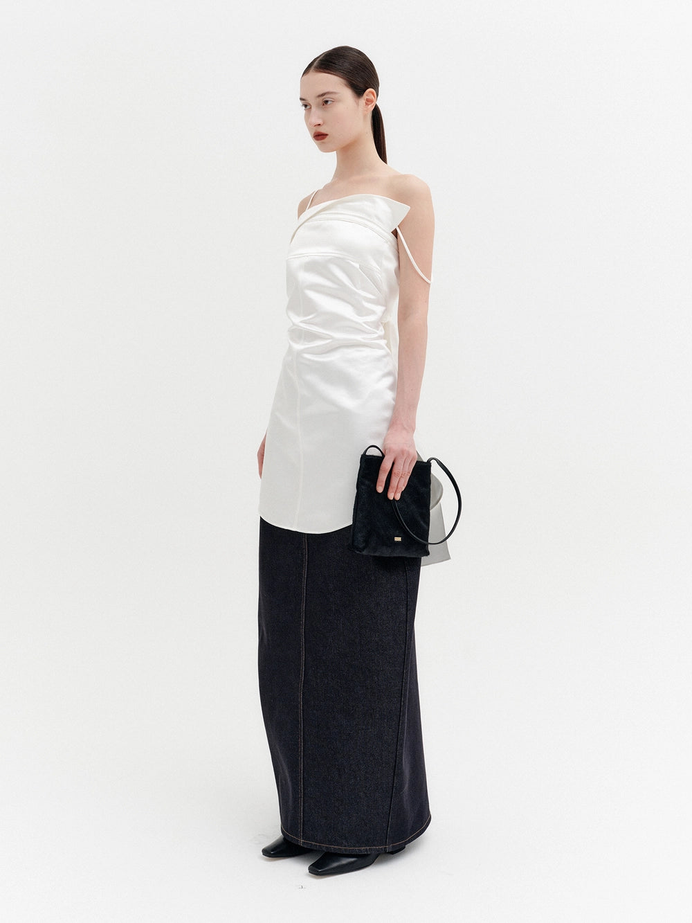 EENK Panel Line Top - Ivory