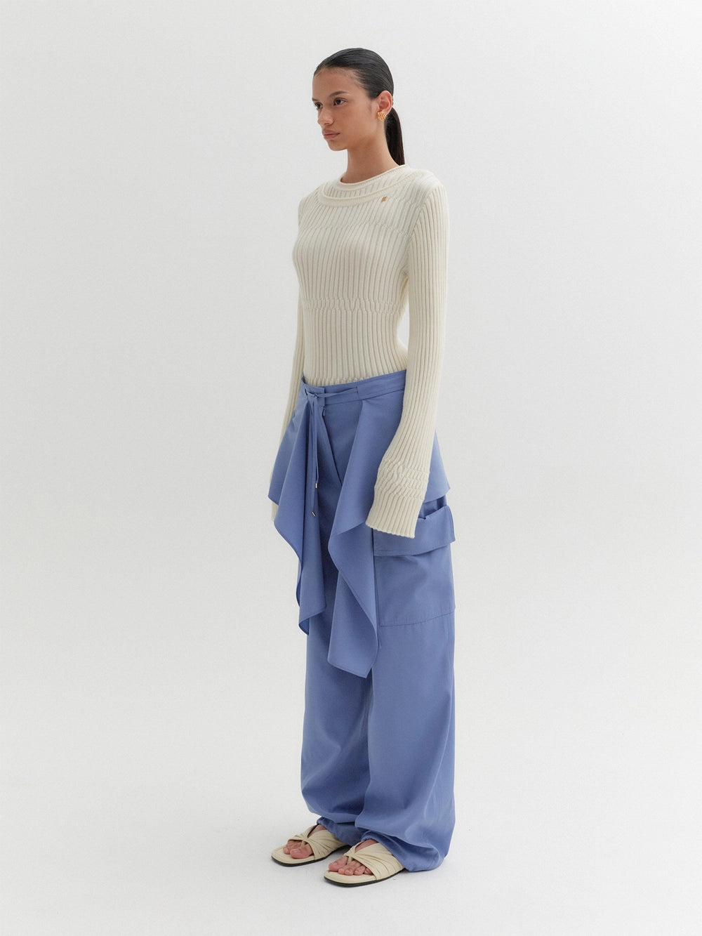 EENK Layered Pants - Sky Blue