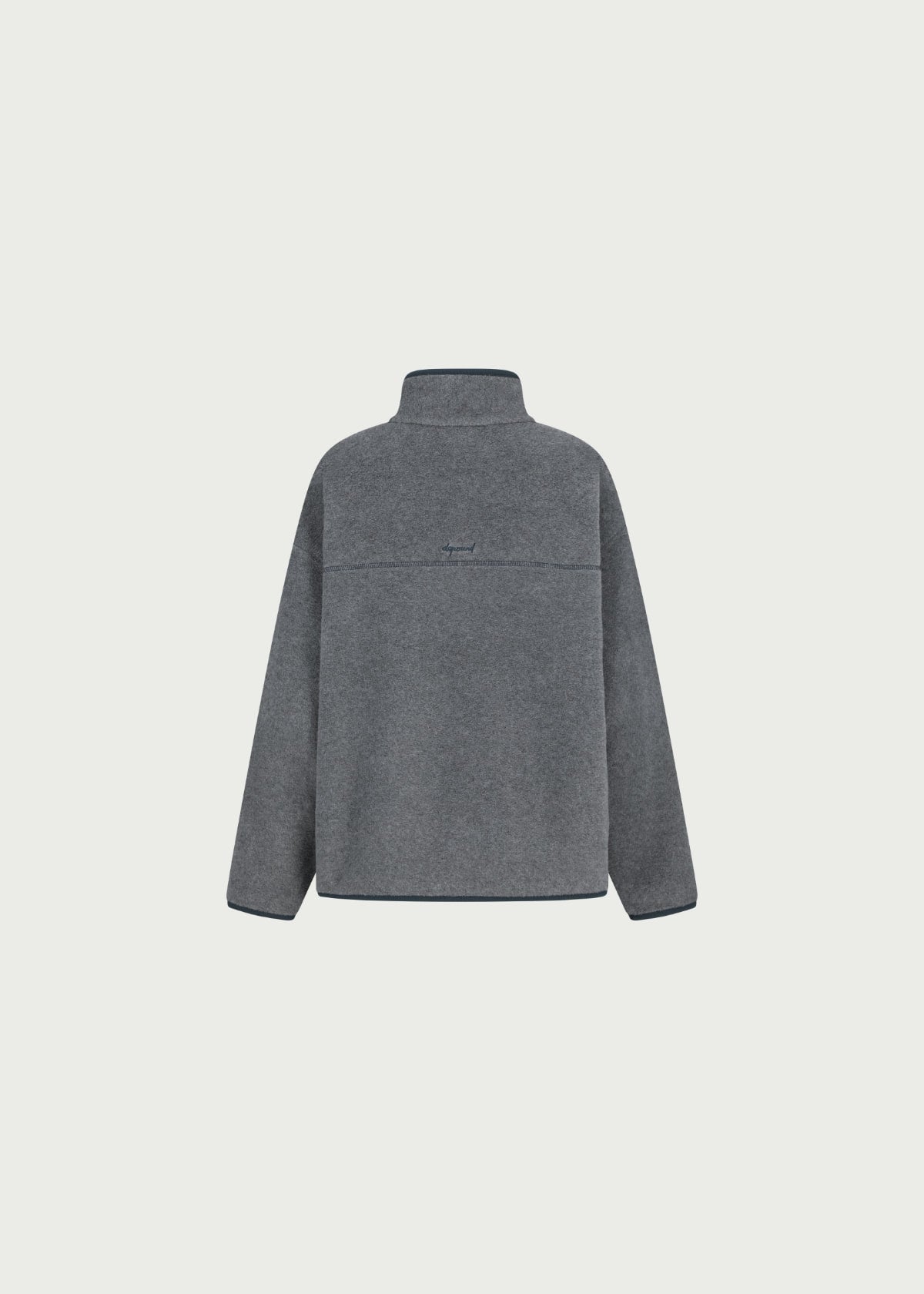 Depound fleece half zip up - grey