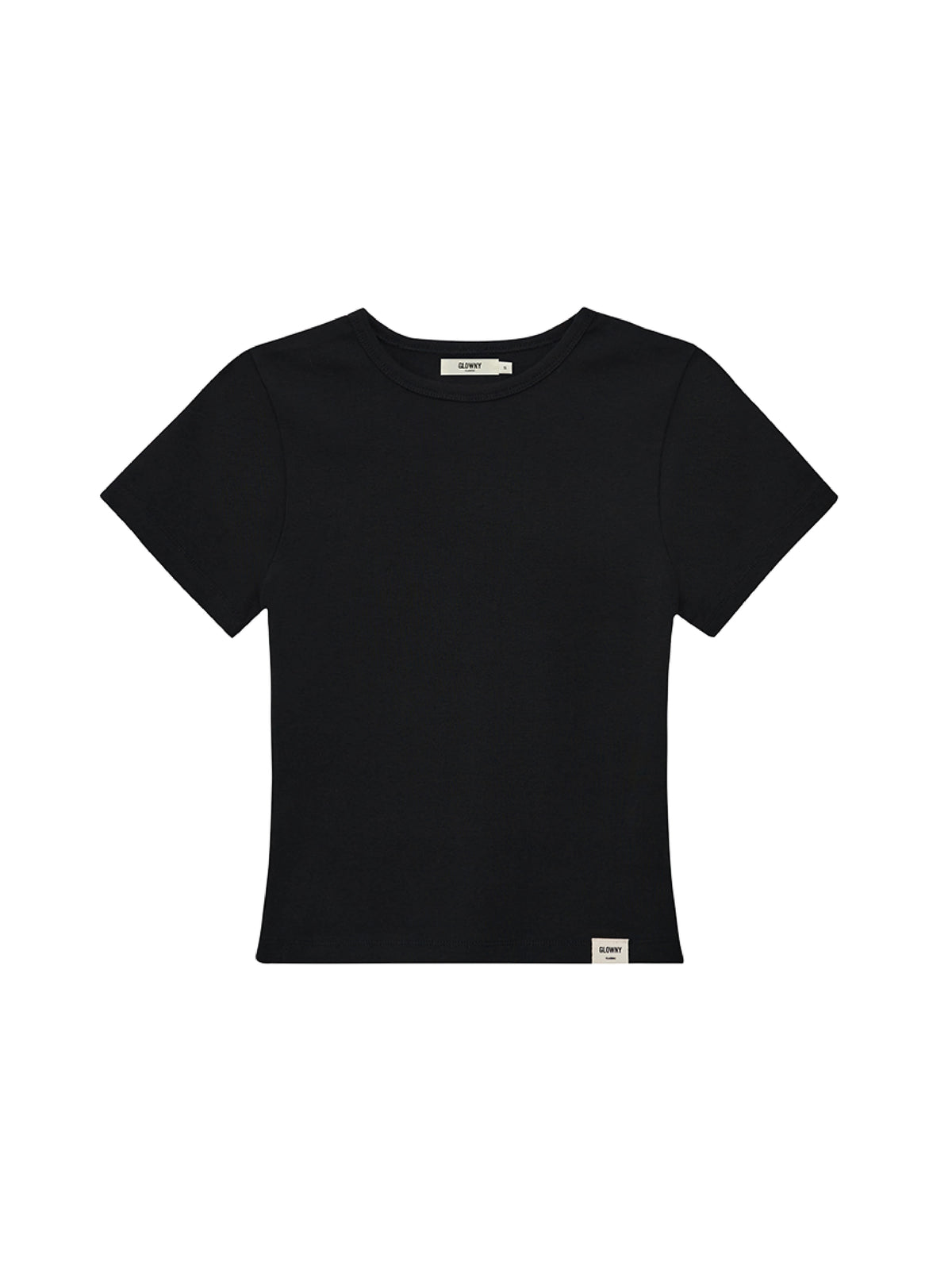 GLOWNY G Baby Tee (Black)