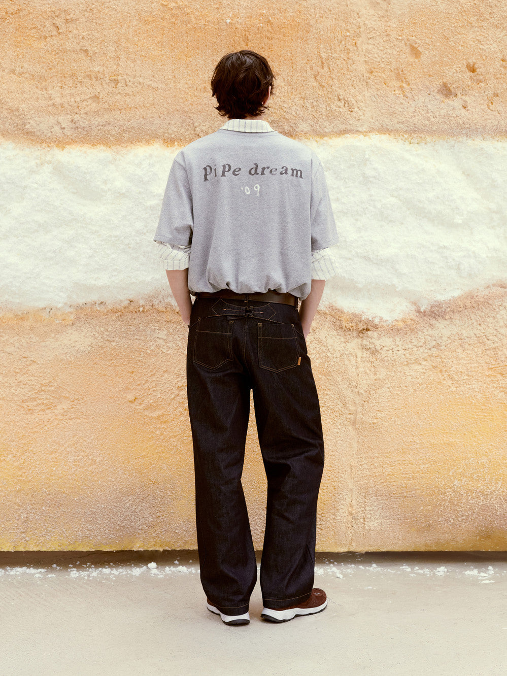 Low Classic Pipe Dream T-Shirt Melange Grey