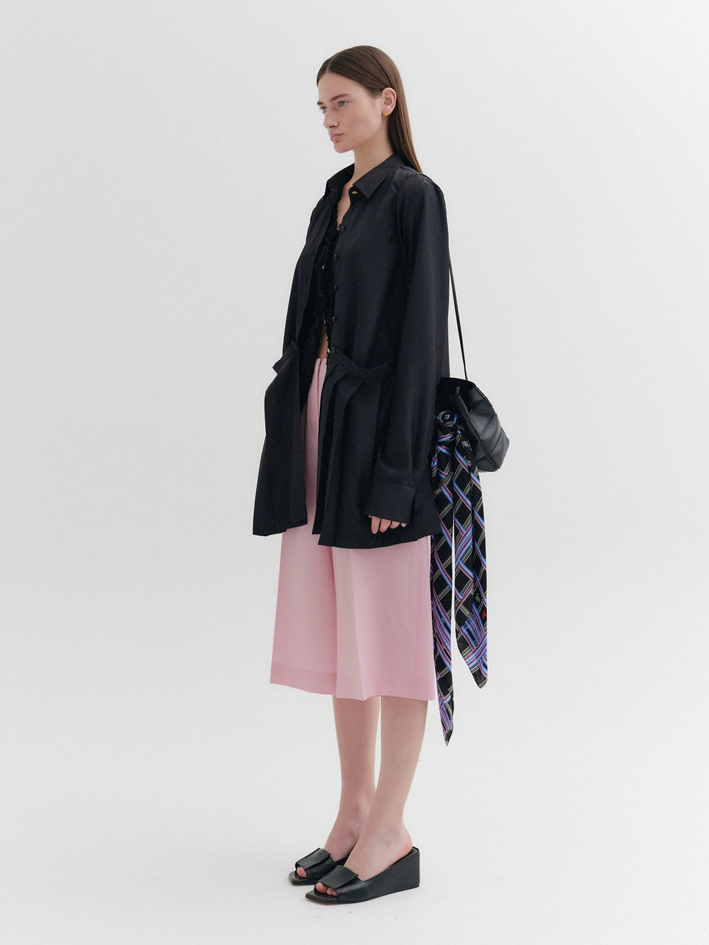 EENK Tailored Midi Pants - Pink