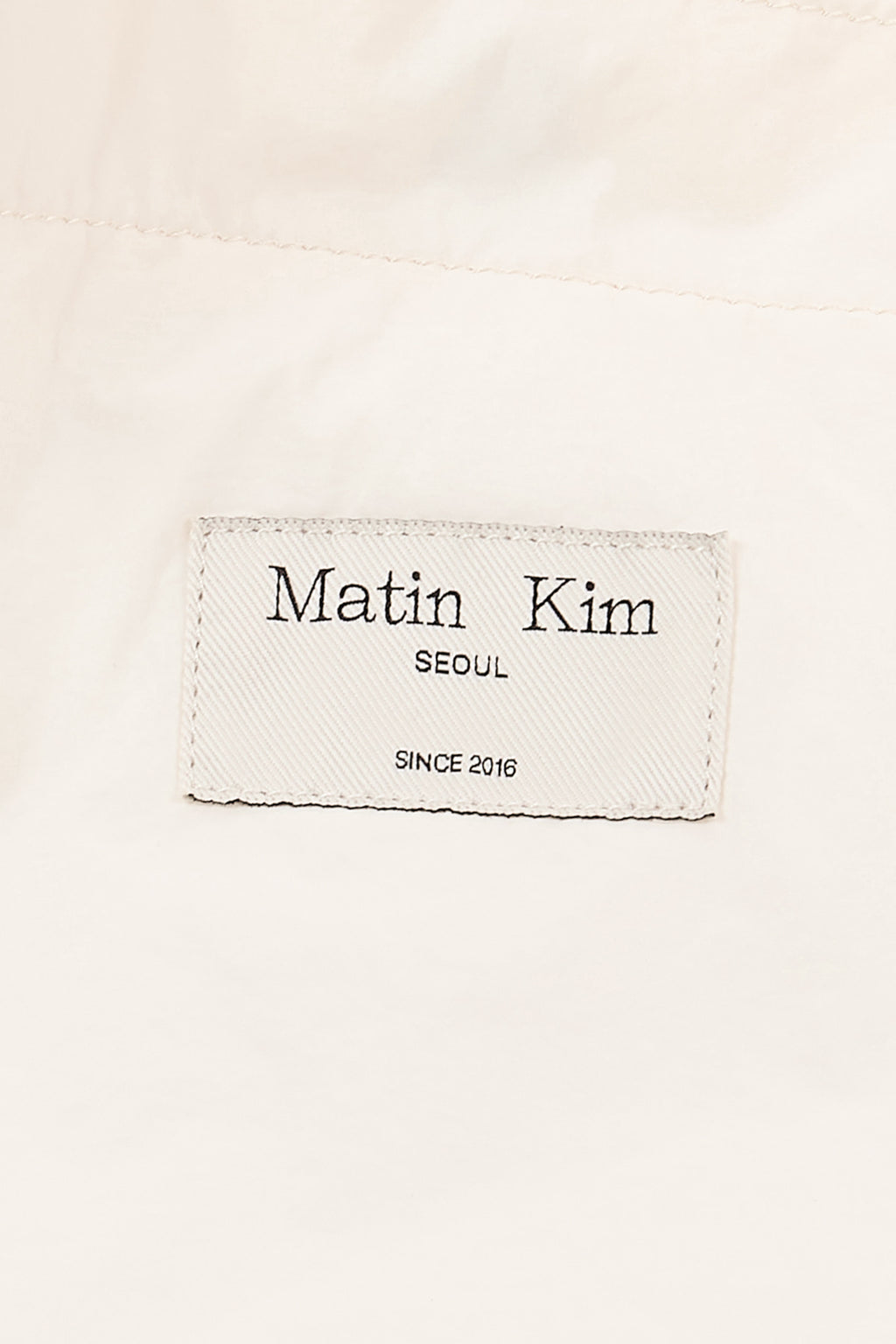 [matinkim] MATIN CRISP BIG ECOBAG IN IVORY