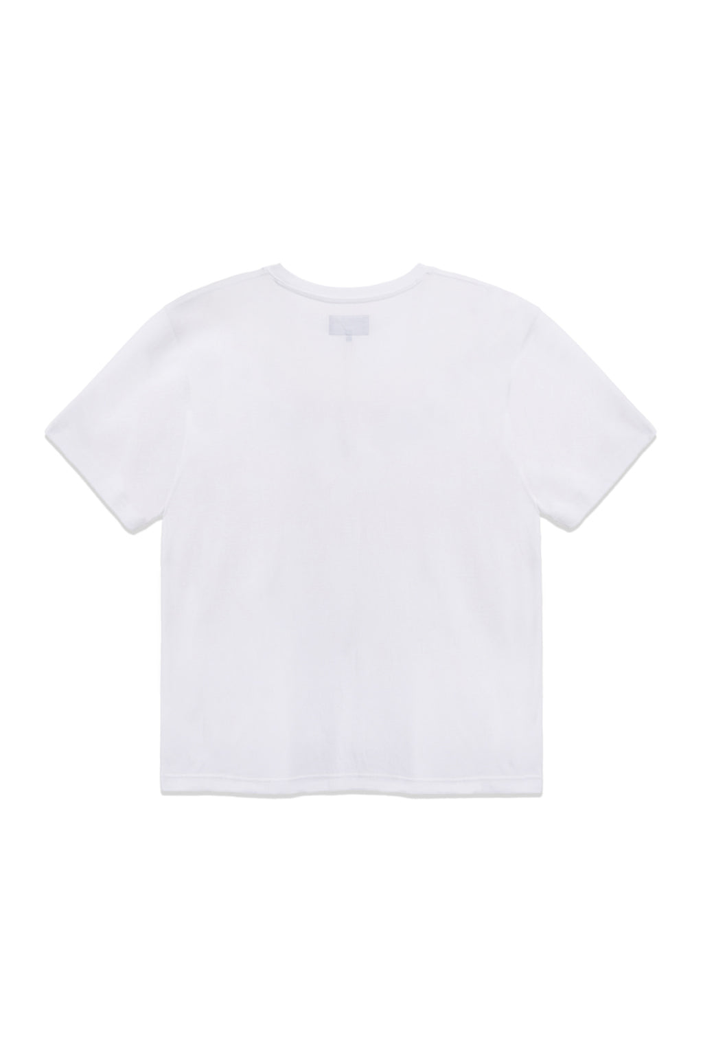 [matinkim] STAMP LOGO GRAPHIC OVERSIZE TOP FOR MEN IN WHITE