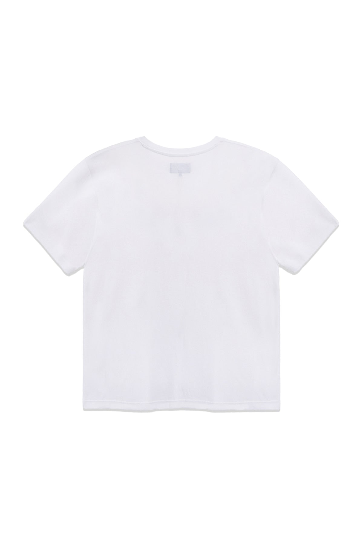 [matinkim] STAMP LOGO GRAPHIC OVERSIZE TOP FOR MEN IN WHITE