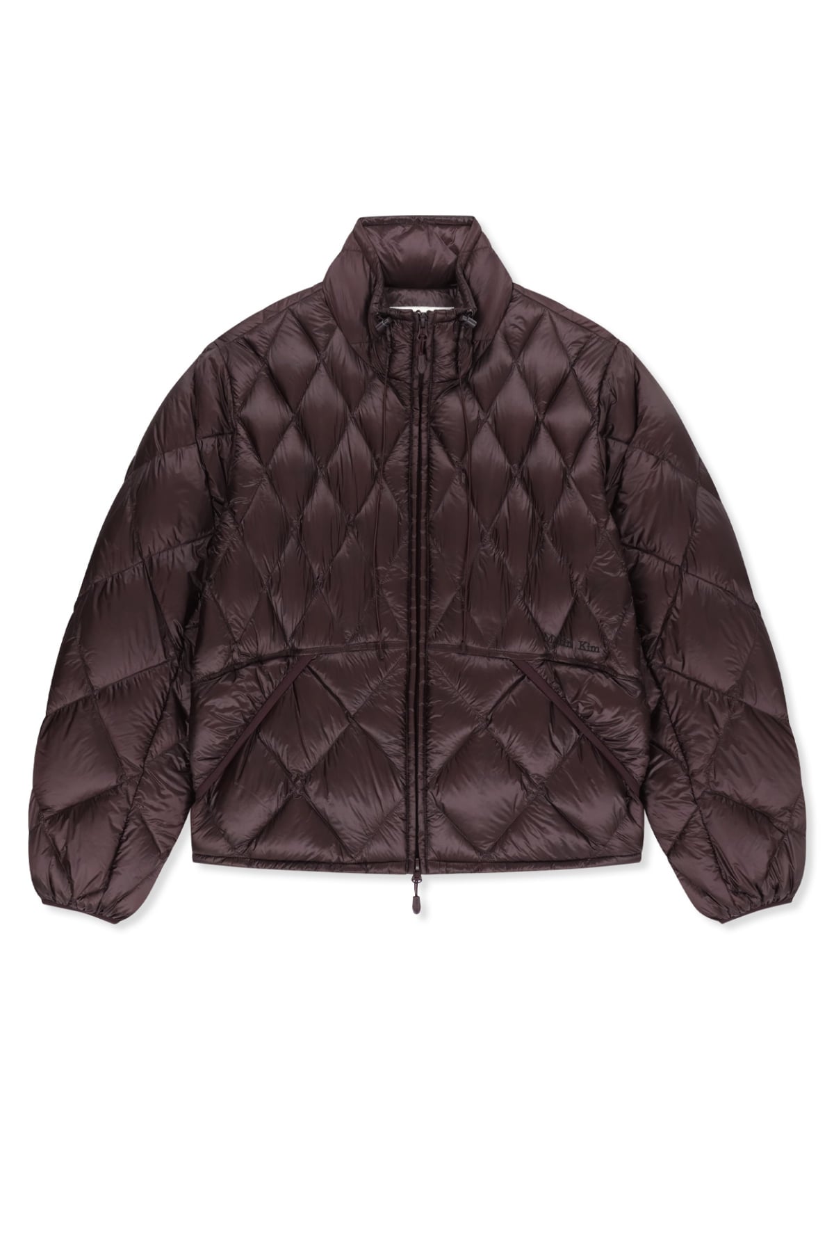 Matinkim Mix Quilted Light Down Jumper IN Purple
