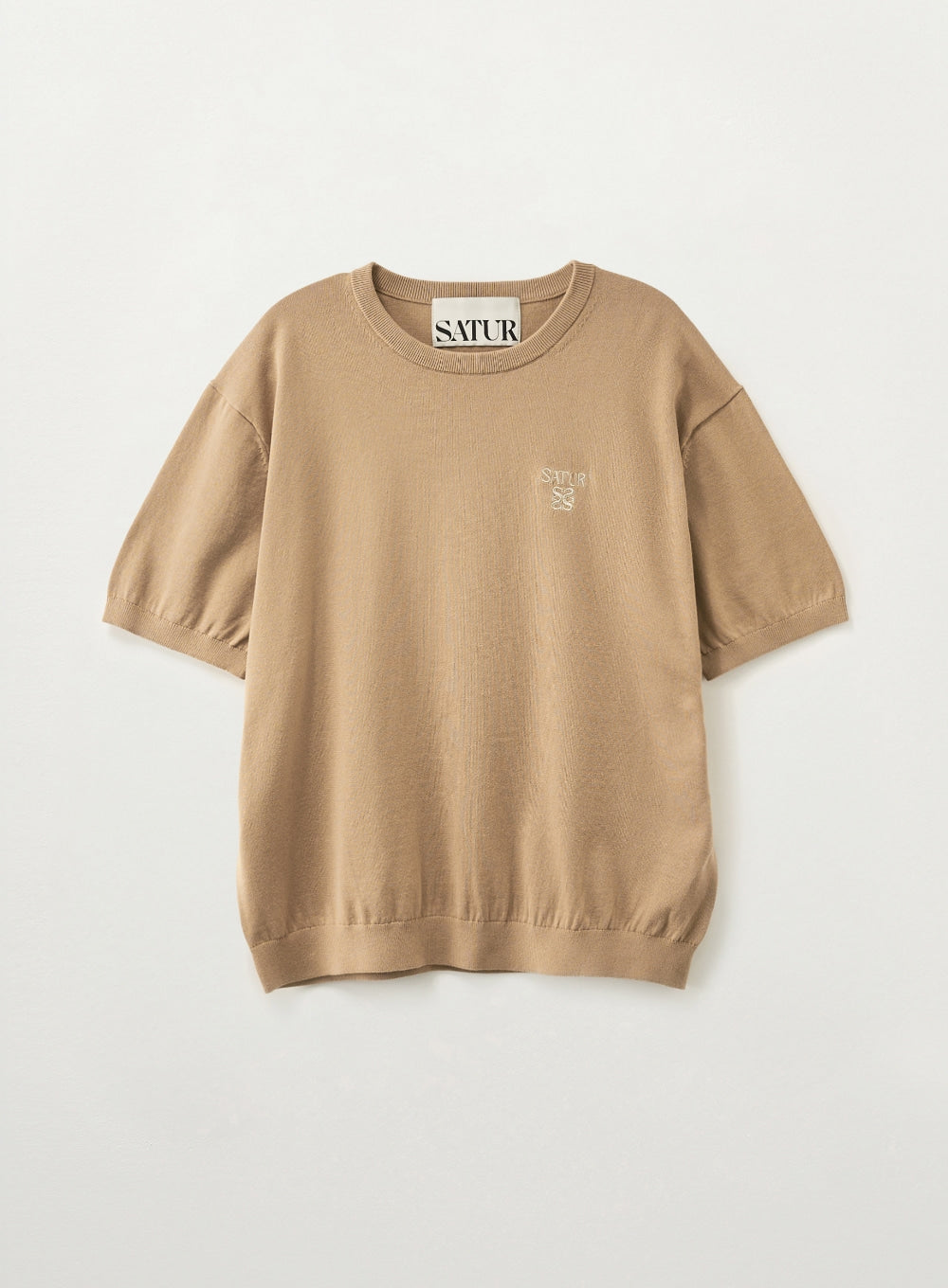 Satur Loren Fine Half Knit - Beige